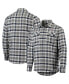 Men's Navy and Gray Washington Capitals Ease Plaid Button-Up Long Sleeve Shirt