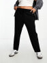 Фото #4 товара Vero Moda Curve tie waist tapered joggers in black