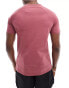 Boss slim fit beach t-shirt in red