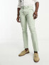 New Look skinny suit trouser in light green