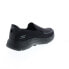Фото #8 товара Skechers Go Walk 6 Orva 216200 Mens Black Canvas Lifestyle Sneakers Shoes 11