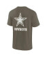 ფოტო #5 პროდუქტის Unisex Olive Dallas Cowboys Elements Super Soft Short Sleeve T-Shirt