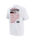 ფოტო #2 პროდუქტის Big Boys White Kansas City Chiefs Super Bowl LVIII Champions Roster T-shirt