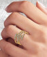 ფოტო #2 პროდუქტის Diamond Multirow Wrap Ring (1/2 ct. t.w.) in 14k Gold