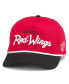 Men's Red/Black Detroit Red Wings Roscoe Washed Twill Adjustable Hat