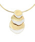 ფოტო #2 პროდუქტის White Molten Patina Pendant Wire Necklace