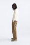 Фото #8 товара Джинсы straight-leg с карманами ZARA