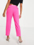 Фото #2 товара ASOS DESIGN Petite tux cigarette trouser in bright pink