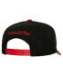 Фото #3 товара Men's Black, Red Chicago Bulls Soul XL Logo Pro Crown Snapback Hat