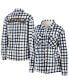 Фото #1 товара Women's Oatmeal Nashville Predators Plaid Button-Up Shirt Jacket