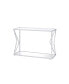 Фото #2 товара Стол для дома Simplie Fun virtue, стекло прозрачное & отделка хромом 83484, кухонный, стулья, табуретки