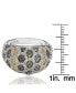 ფოტო #2 პროდუქტის Suzy Levian Sterling Silver Cubic Zirconia Multi-Color Honeycomb Ring