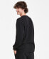 Фото #7 товара Men's Large Croc Thermal Waffle Sleep Shirt