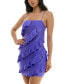 Фото #6 товара Juniors' Ruffled Bodycon Dress