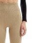 Фото #3 товара ASOS 4505 Tall Studio seamless slim kick flare legging in latte