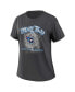 Women's Charcoal Tennessee Titans Boyfriend T-shirt Черный, XS - фото #3