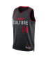 Фото #2 товара Men's and Women's Tyler Herro Black Miami Heat 2023/24 Swingman Jersey - City Edition