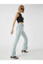 Фото #2 товара Standart Bel Kot Pantolon - Slim Flare Fit Jean