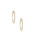 ფოტო #2 პროდუქტის Spotlight 18K Gold Plated Hoop Earrings
