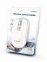 Gembird MUSW-4B-06-WS - Ambidextrous - Optical - RF Wireless - 1600 DPI - Silver - White