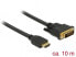 Фото #1 товара Delock 85657 - 10 m - HDMI Type A (Standard) - DVI - Male - Male - Straight