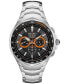 ფოტო #1 პროდუქტის Men's Chronograph Coutura Stainless Steel Bracelet Watch 46mm