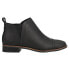 Фото #1 товара TOMS Reese Round Toe Chelsea Booties Womens Black Casual Boots 10015796T