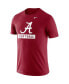 Men's Crimson Alabama Crimson Tide Softball Drop Legend Performance T-shirt