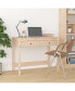 Фото #2 товара Desk with Drawers 39.4"x19.7"x30.7" Solid Wood Pine