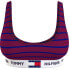 TOMMY HILFIGER lette Print Bra Bra Italian Wine Stripes, XS - фото #2