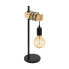 Фото #1 товара Eglo Leuchten EGLO Townshend - Black - Wood - Metal - Wood - Living room - II - E27 - 1 bulb(s)