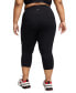 Plus Size One High-Waisted Crop Leggings