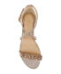 Фото #4 товара Women's Tessy Crisscross Strap Evening Flat Sandals