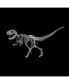Big Girl's Word Art T-shirt - Dinosaur T-Rex Skeleton