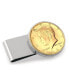 Men's Gold-Layered JFK 1964 First Year of Issue Half Dollar Stainless Steel Coin Money Clip