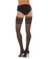 Фото #3 товара Women's French Lace Sheer Thigh High Stockings
