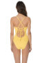 Womens Isabella Rose Pool Party Plunge One Piece Swimsuit Sz. Medium 150079