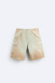 Faded cargo bermuda shorts