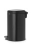 Фото #5 товара Brabantia 114106 - 20 L - Round - Black - Plastic - Pedal - 29 cm