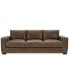 Фото #2 товара Dawkins 94" Leather Sofa, Created for Macy's