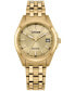 ფოტო #1 პროდუქტის Eco-Drive Women's Peyten Gold-Tone Stainless Steel Bracelet Watch 33mm