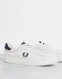 Фото #1 товара Fred Perry Spencer leather trainers in white