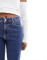 Фото #6 товара Calvin Klein Jeans mom jeans in dark wash