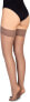 Annes Styling Sila 40 Denier Women's Lace Thigh High Opaque Hold-Ups Nylon Stockings with Invisible Silicone