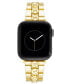 Фото #1 товара Women's Gold-Tone Alloy Bracelet Compatible with 38mm, 40mm and 41mm Apple Watch