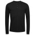 SUPERDRY Studios Slub Henley long sleeve T-shirt