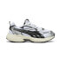 Puma Morphic Retro Lace Up Mens Silver, White Sneakers Casual Shoes 39592002 10.5 - фото #1