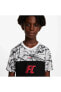 Фото #5 товара Футболка спортивная Nike F.C Dri Fit для мальчиков серого цвета