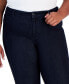 Фото #5 товара Plus Size High-Rise Straight-Leg Jeans, Created for Macy's