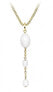 Фото #1 товара Delicate Gold Plated Real Pearl Necklace SC513 (Chain, Pendant)